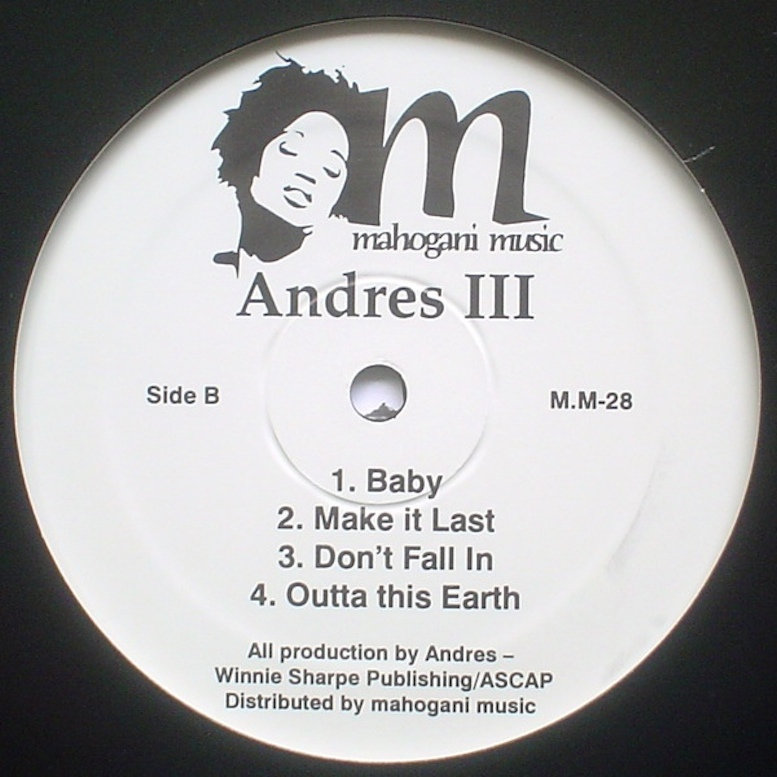 Andrés - Andrés LP (MAHOGANI MUSIC) ANDRES III | Andrés