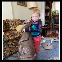 LITTLE THEO AND HIS BIG CHOCOLATE BUNNY cover art