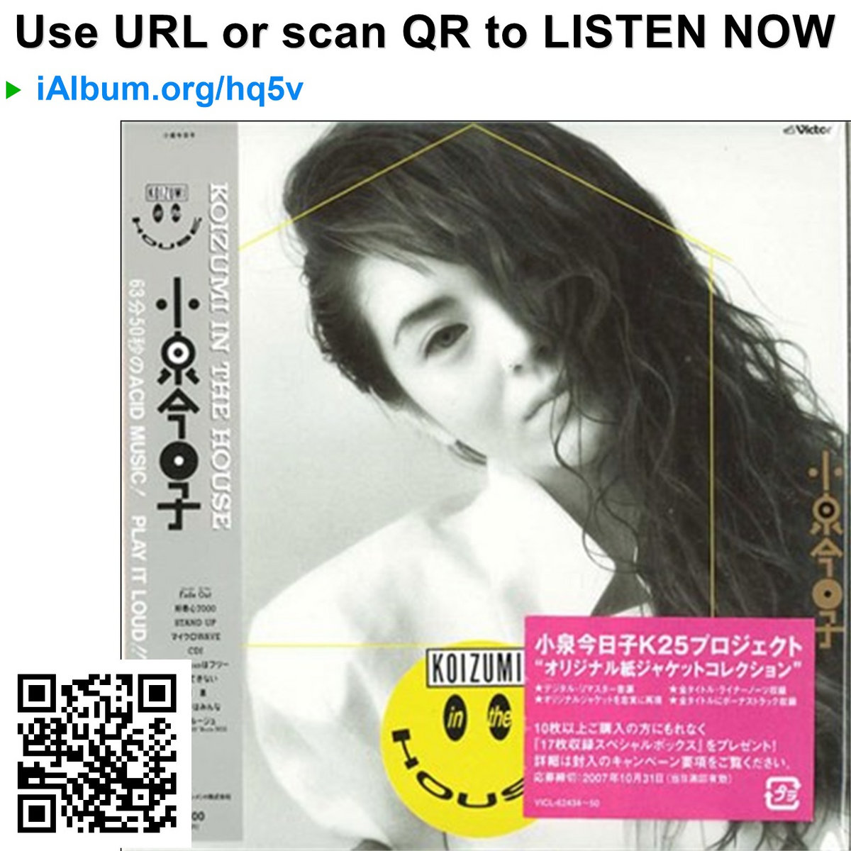 2LP 新品 送料込 小泉今日子 KOIZUMI IN THE HOUSE Kyoko Koizumi (小泉今日子) - Koizumi In The House | NEWTONE