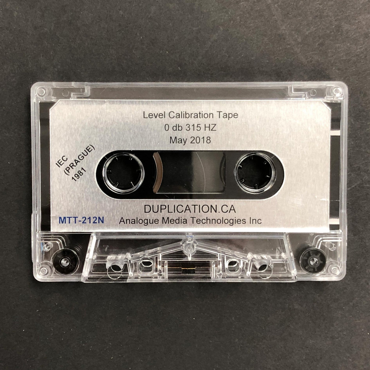 Broadcast Cartridge MRL Calibration Tape #141 101 482 404 15IPS IEC 250 nWb/m