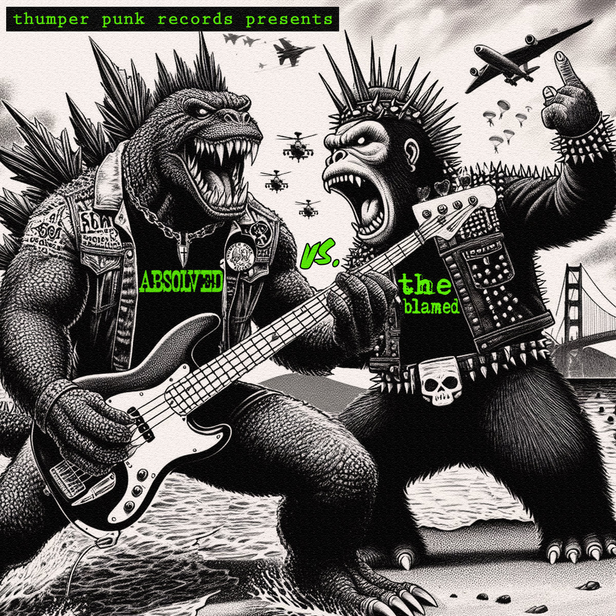 Absolved vs. The Blamed | Absolved vs. The Blamed | Thumper Punk Records