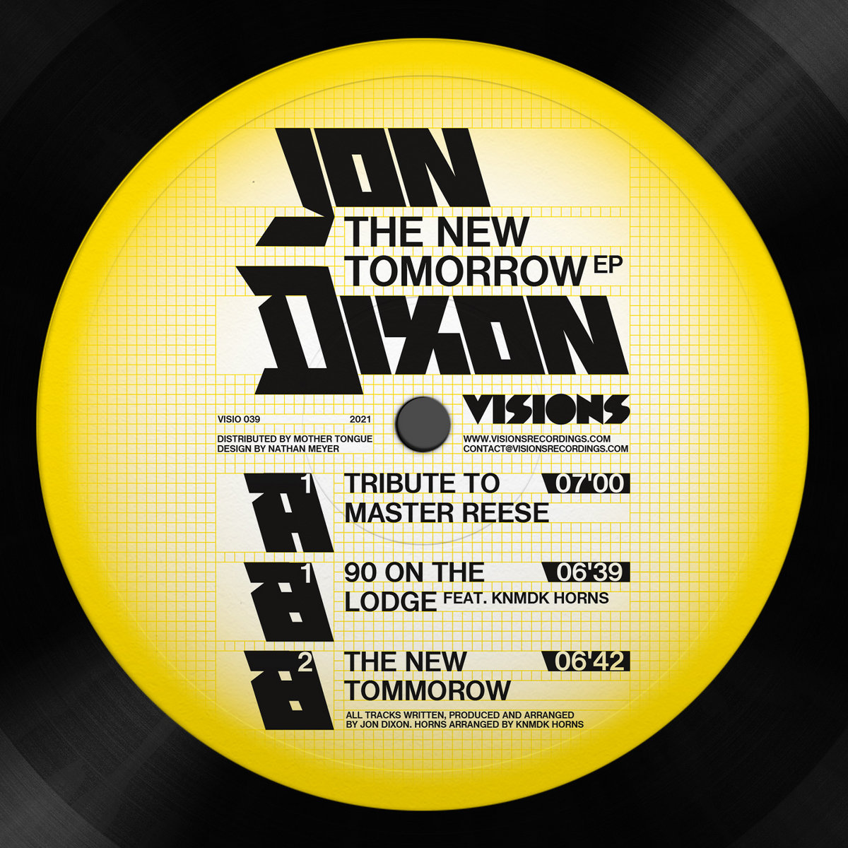 Jon Dixon - The New Tomorrow EP | Visions Recordings