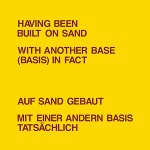 Having Been Built on Sand cover