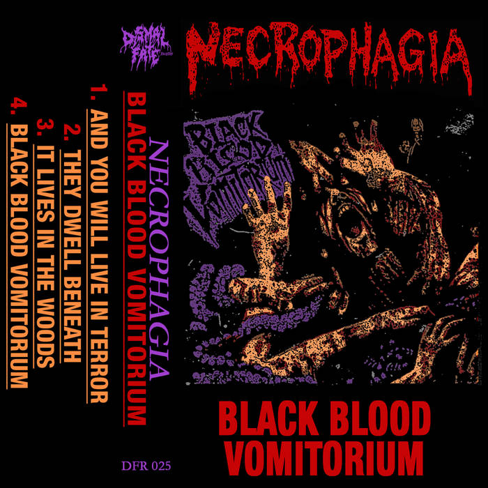 【ボクくん様用】NECROPHAGIA / Black Blood Black Blood Vomitorium | Necrophagia | Dismal Fate Records