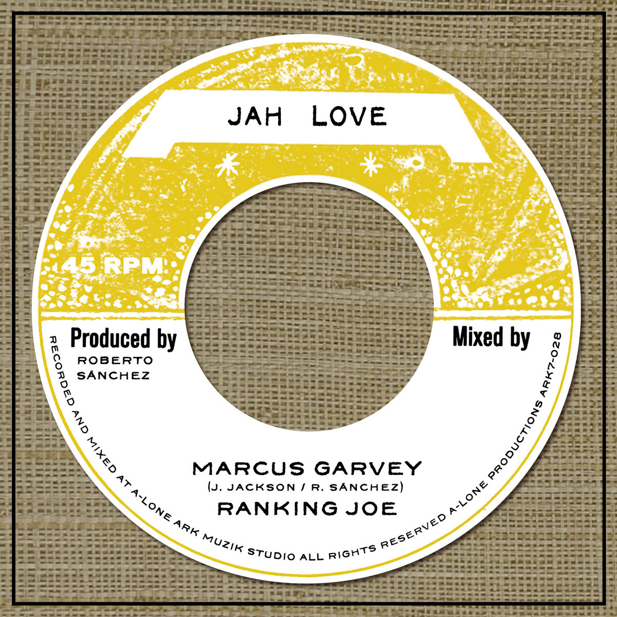 Ranking Joe - Marcus Garvey | A-LONE REGGAE SHOP