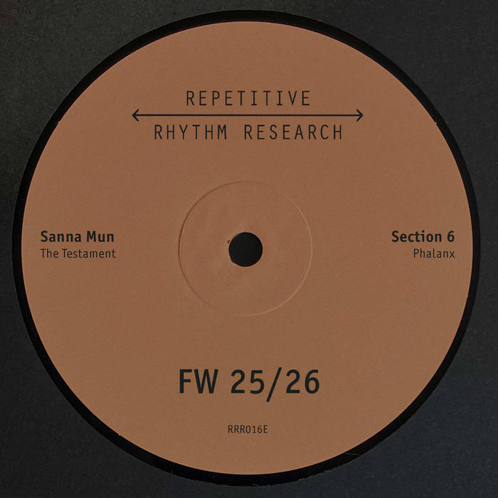 FW 25/26 E/F | Repetitive Rhythm Research