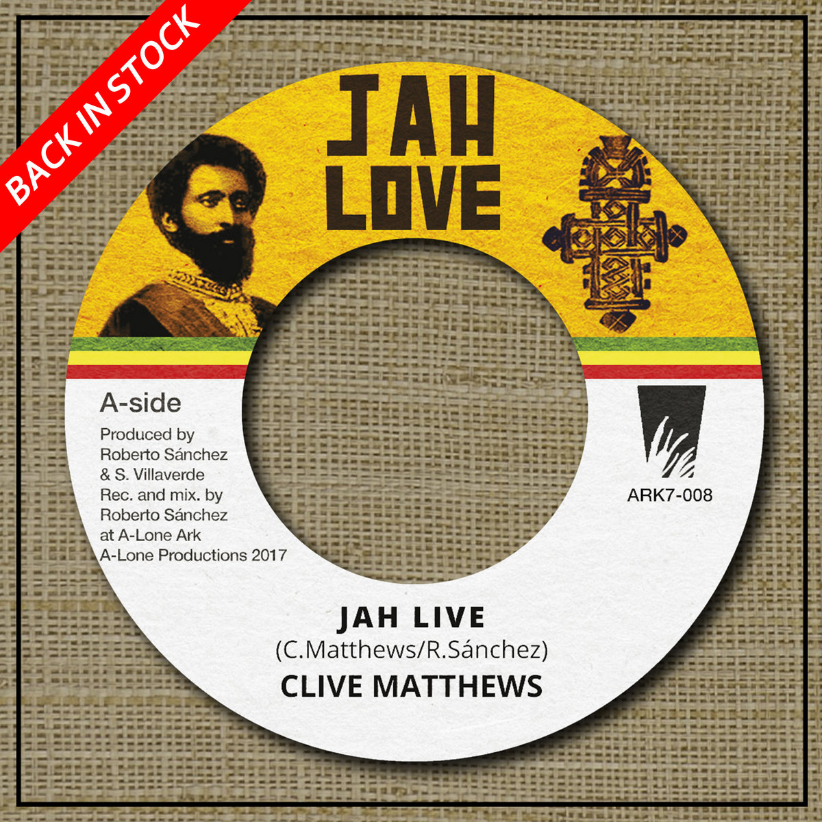 7'' Clive Matthews - Jah Live | A-LONE REGGAE SHOP