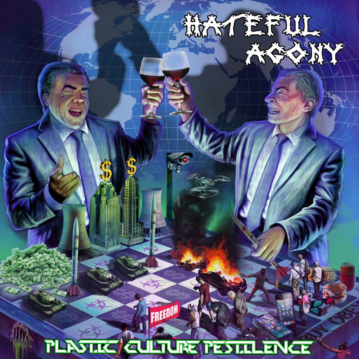 Resultado de imagem para Hateful Agony - Plastic Culture Pestilence