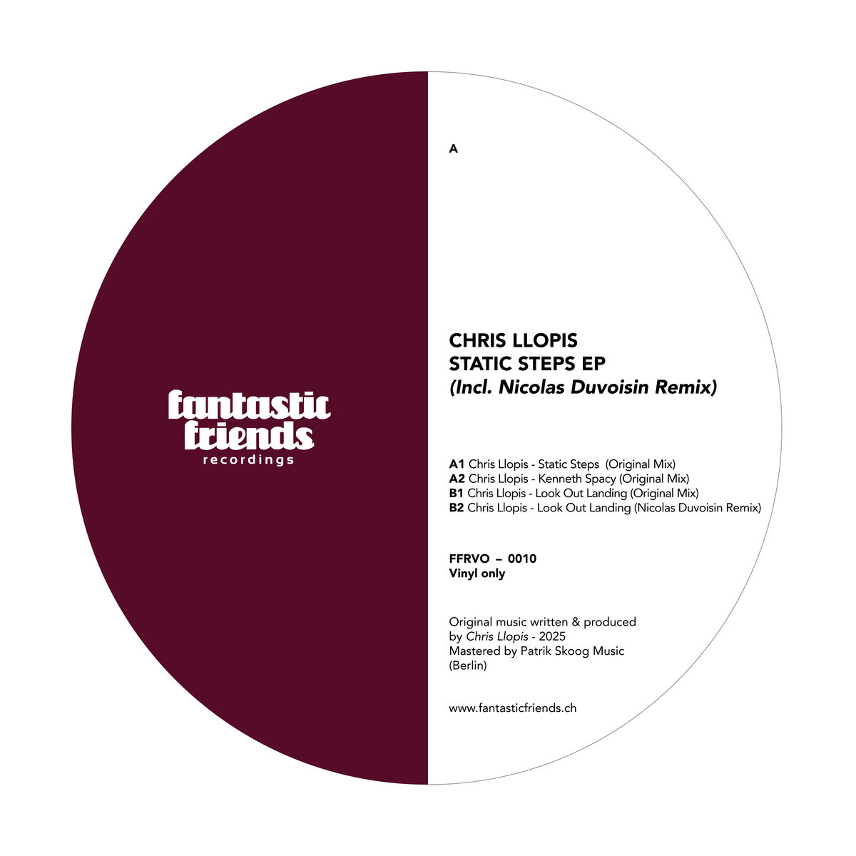 Static Steps EP (Incl. Nicolas Duvoisin Remix) | Chris Llopis