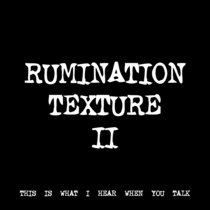 RUMINATION TEXTURE II [TF00190] cover art
