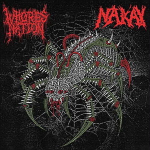 Nak'ay / Whoresnation split LP cover