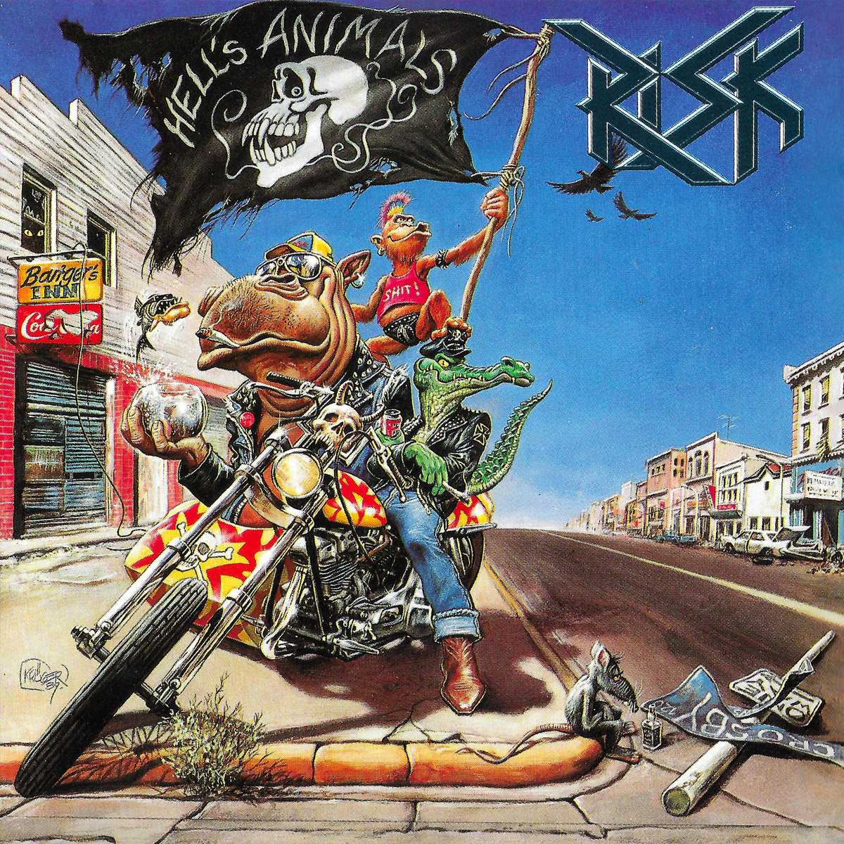 リスク/ヘルズ・アニマルズ 国内盤 帯付！RISK/HELL’S ANIMALS Hell's Animals | RISK | vicrecords