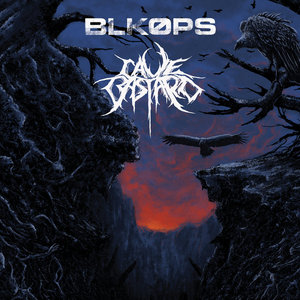 BLKOPS/Cave Bastard Split LP cover