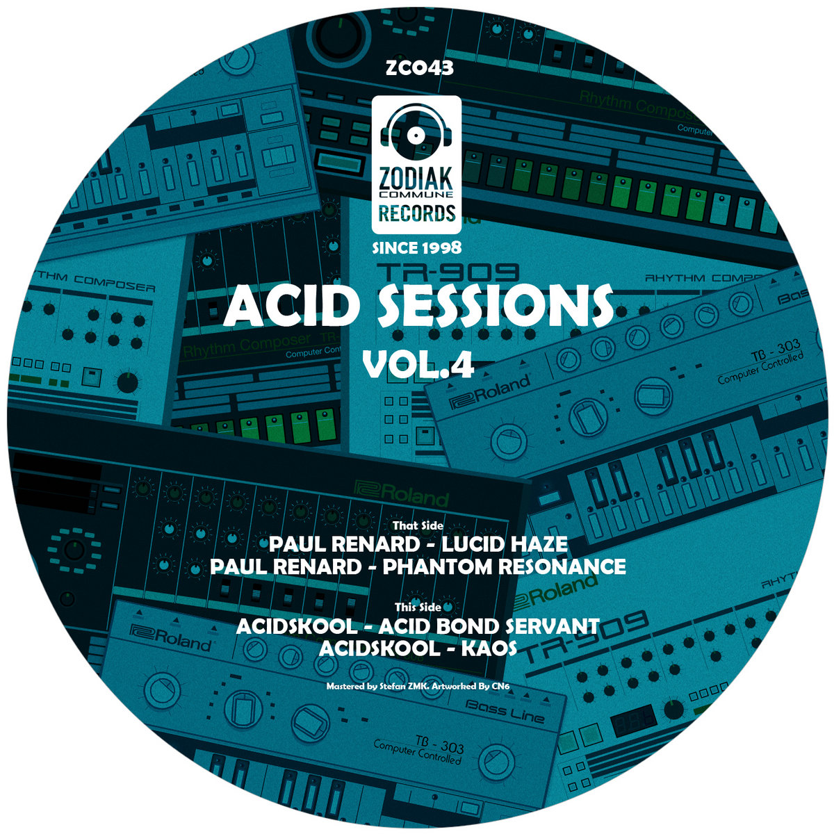 Acid Sessions Vol. 4 (ZC043) | Paul Renard & Acidskool | Zodiak