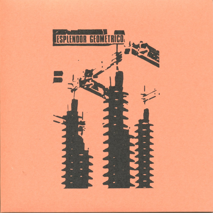 1980-1982 | Esplendor Geométrico | staalplaat label