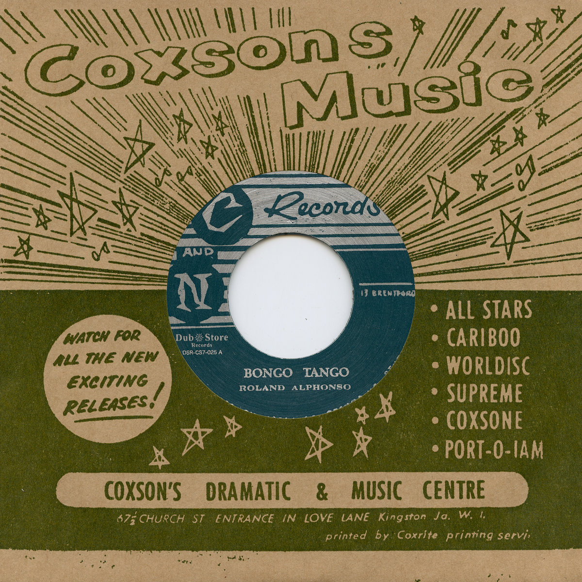 Roland Alphonso - Bongo Tango / Norma Fraser - Every Body (Studio