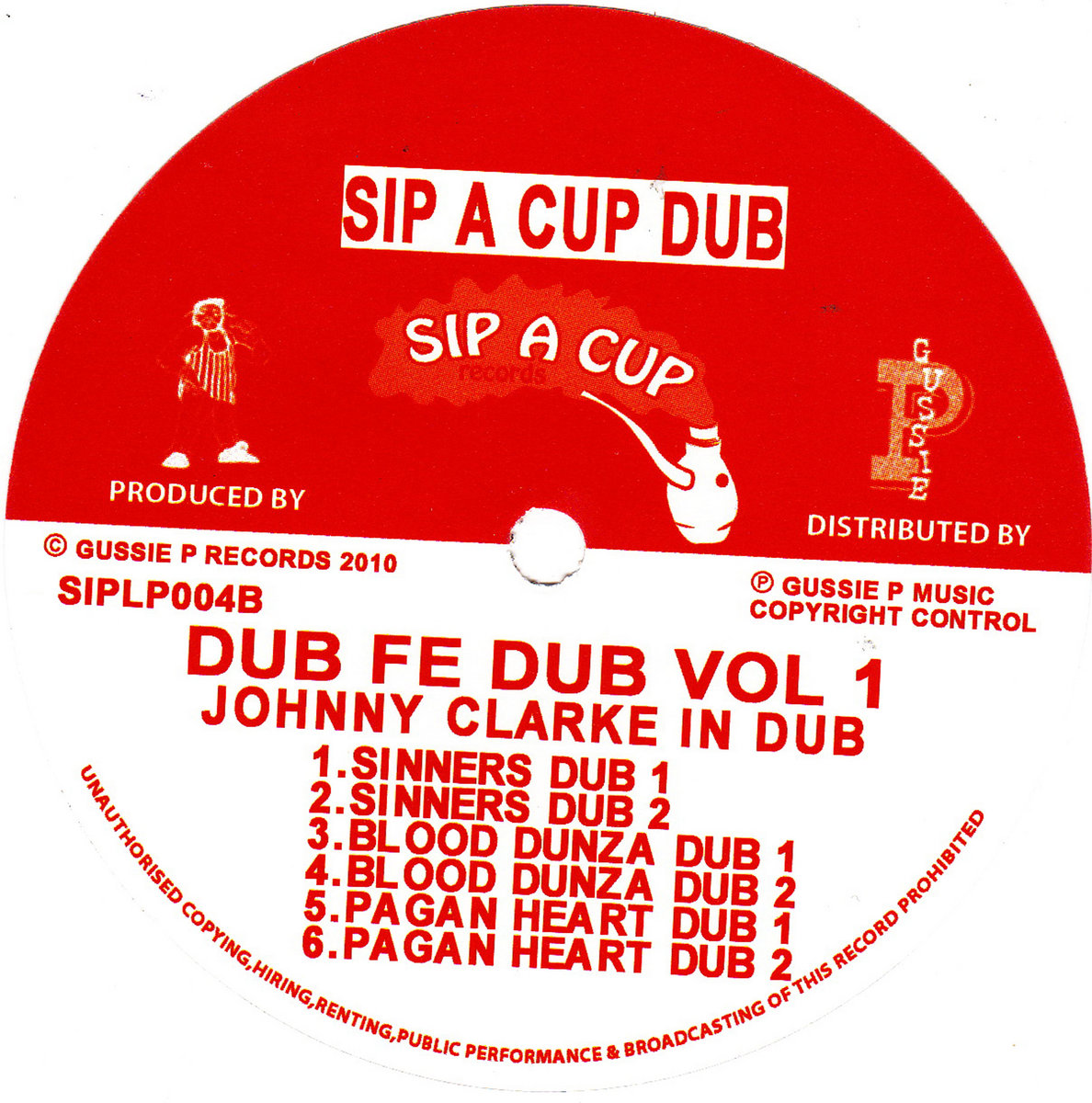 英LP Gussie P Johnny Clarke In Dub: Dub Fe Dub Volume 1 (Label Sl SIPLP004 Gussie P /00246 Johny Clarke – Johny Clarke In Dub - Dub Fe Dub Vol 1