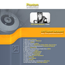 ©2016 LUV (Janet Jackson) DJ-mixed Diary (Eighteen Tracks) cover art