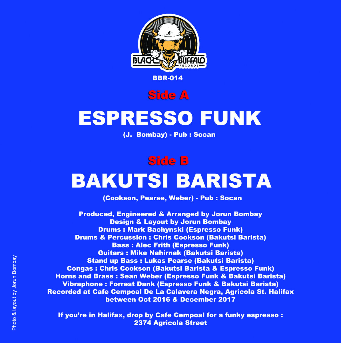 The Agricolites / Espresso Funk / Bakutsi Barista The Agricolites / Espresso Funk / Bakutsi Barista