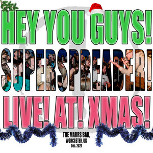 SUPERSPREADER! LIVE! AT! XMAS! cover