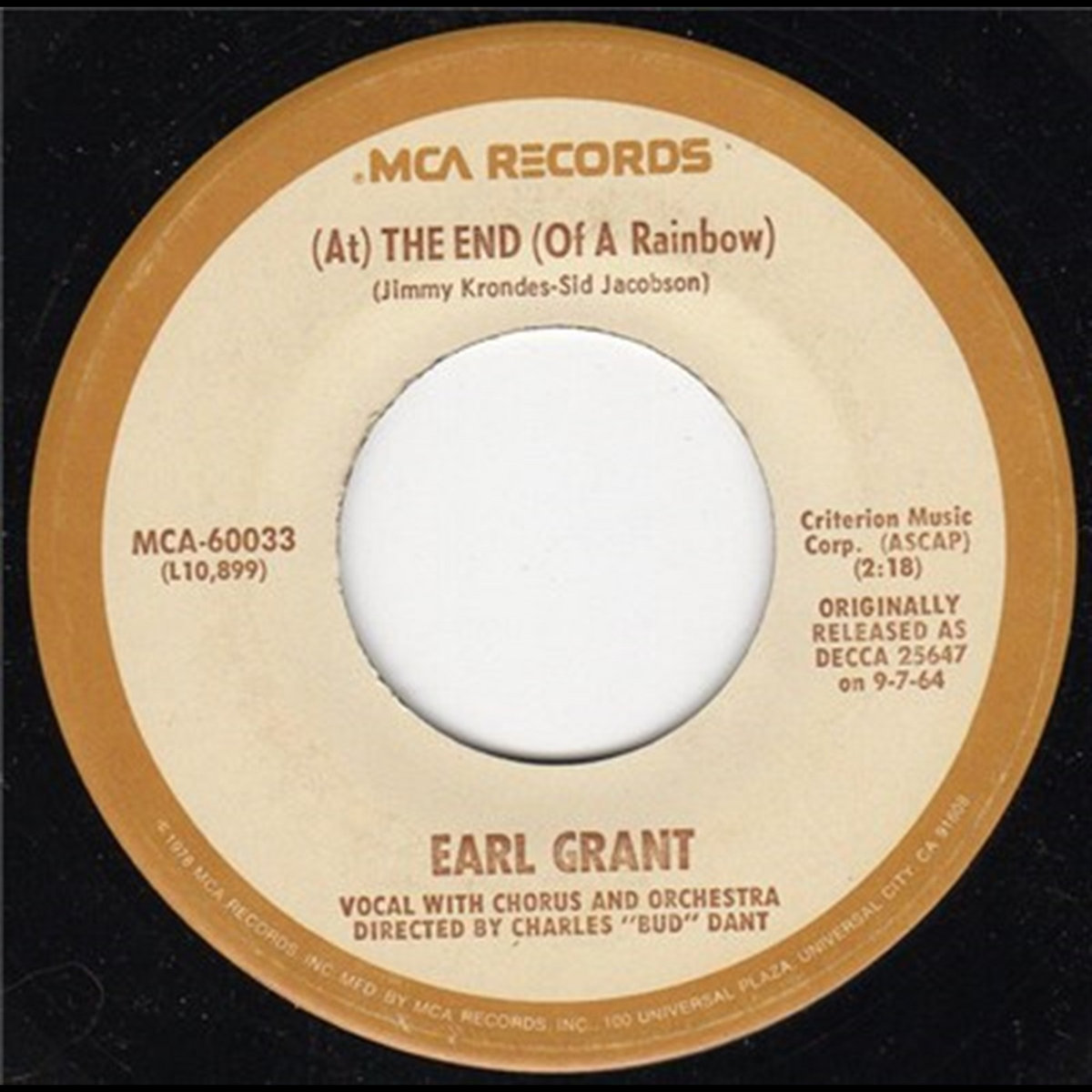 AtThe End Of A Rainbow Ebb Tide | Earl Grant
