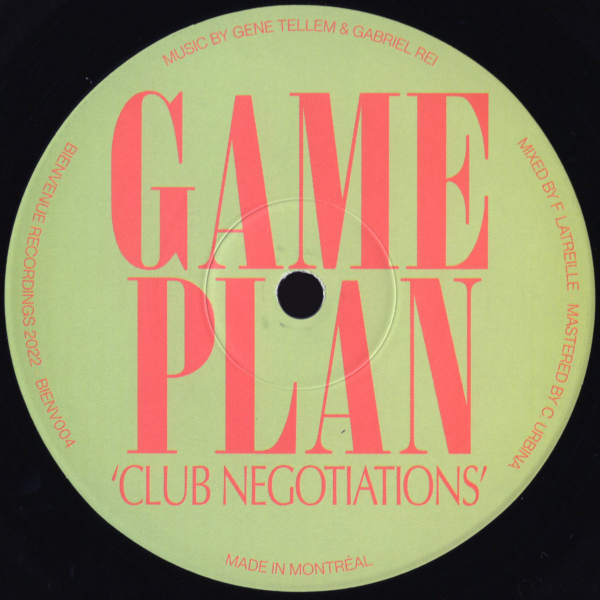 邦楽 The BROBUS / GAME PLAN Club Negotiations | Game Plan | Bienvenue Recordings