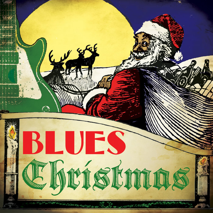 christmas blues guitar