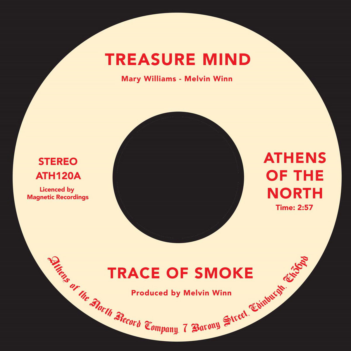 洋楽 TRACE OF SMOKE / TREASURE MIND Treasure Mind | Trace of Smoke | Athens Of The North