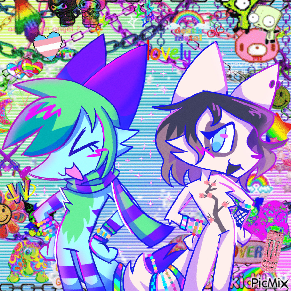 WEBKINZLID NYA NYA DANCE (feat. sixwing) | MAILPUP | SPARKLECORE