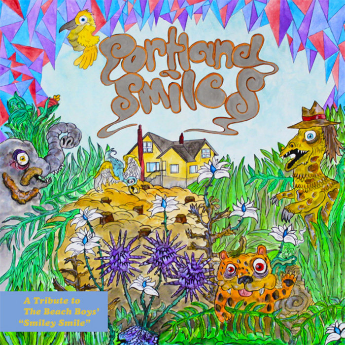 smiling pets THE BEACH BOYS tribute LP Smiley Smile (Mono & Stereo