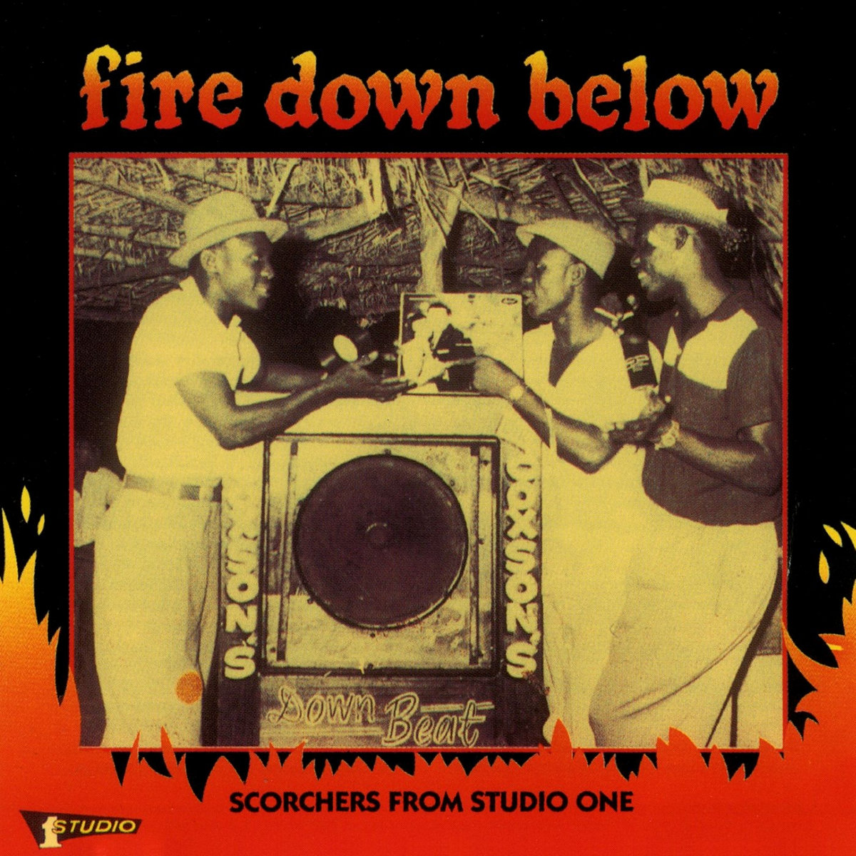 米LP Various Fire Down Below: Scorchers From Studio One HB81 Heartbeat Records (2) /00260 Fire Down Below: Scorchers from Studio One | Various Artists