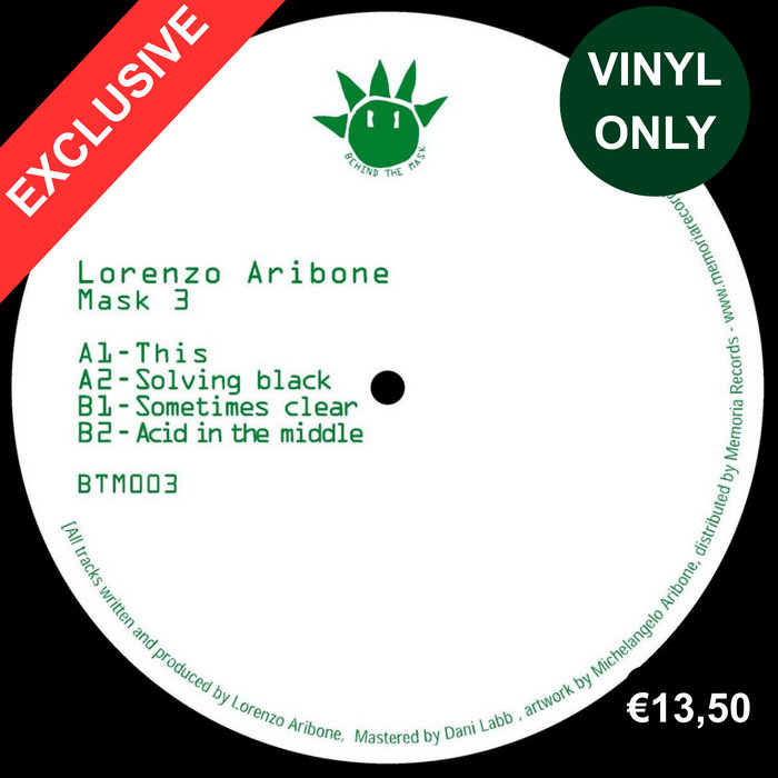 Pochette de Lorenzo Aribone - Mask 3 par Behind The Mask