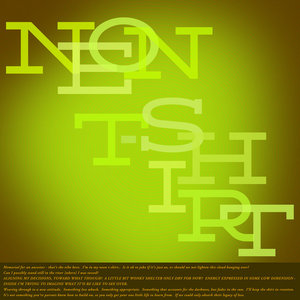 Neon T-shirt cover