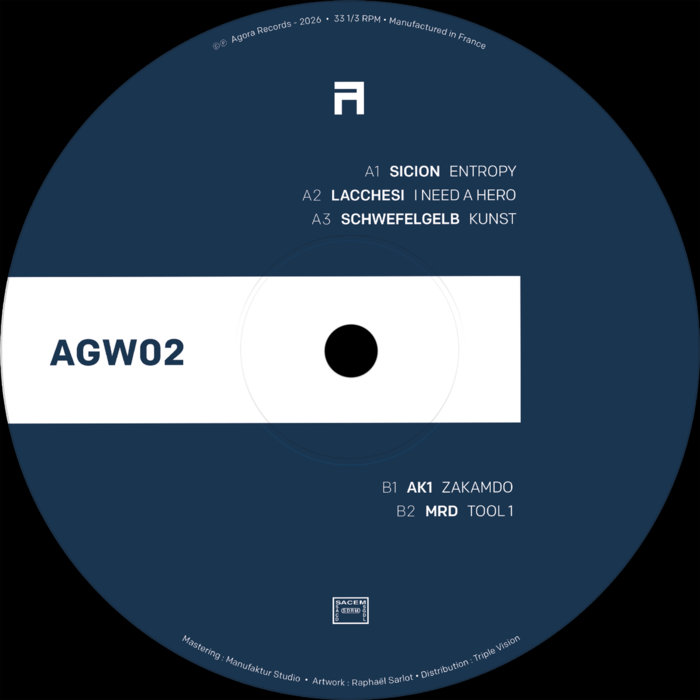 Pochette de AGW02 par Sicion, Lacchesi, Schwefelgelb, AK1, MRD