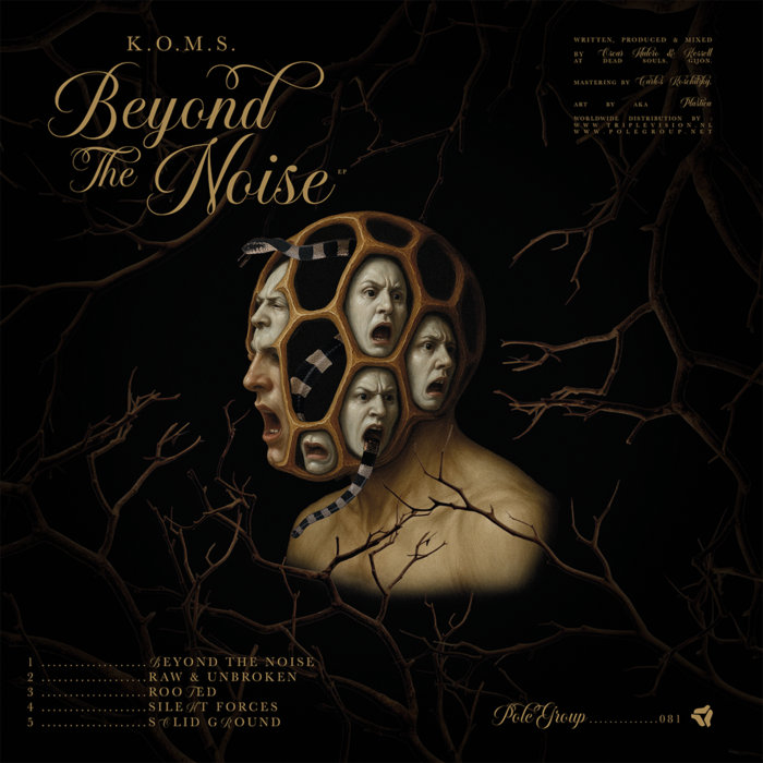 Pochette de Beyond The Noise EP- PoleGroup081 par K.O.M.S.