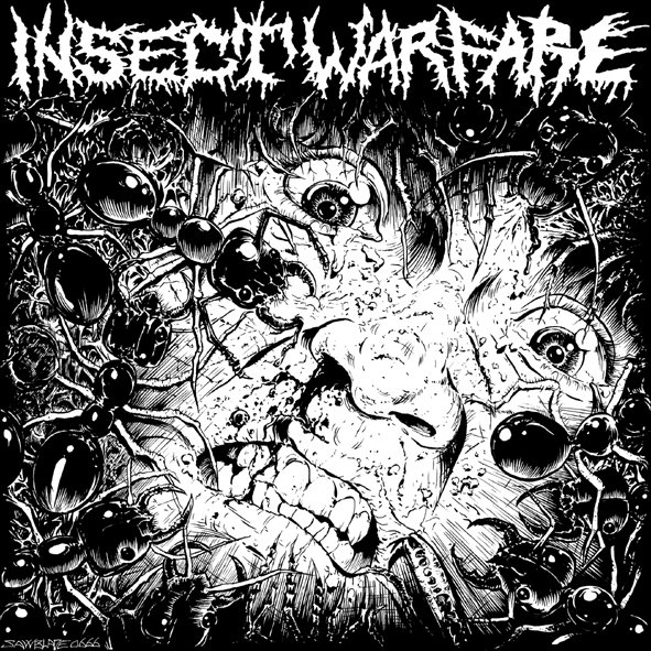 洋楽 insect warfare x carcass grinder PSYCHO 001_INSECT WARFARE / CARCASS GRINDER split 7