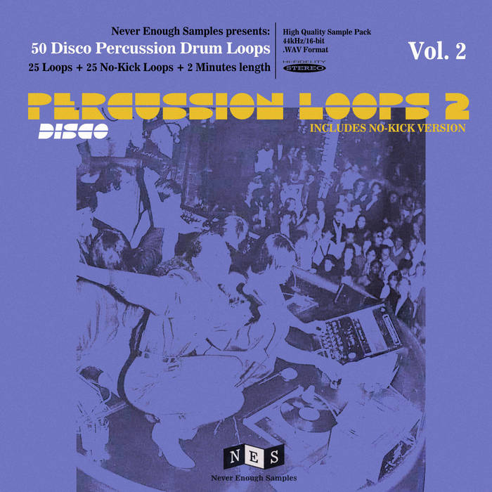 Disco Percussion Drum Loops Vol. 2 | Never Enough Samples