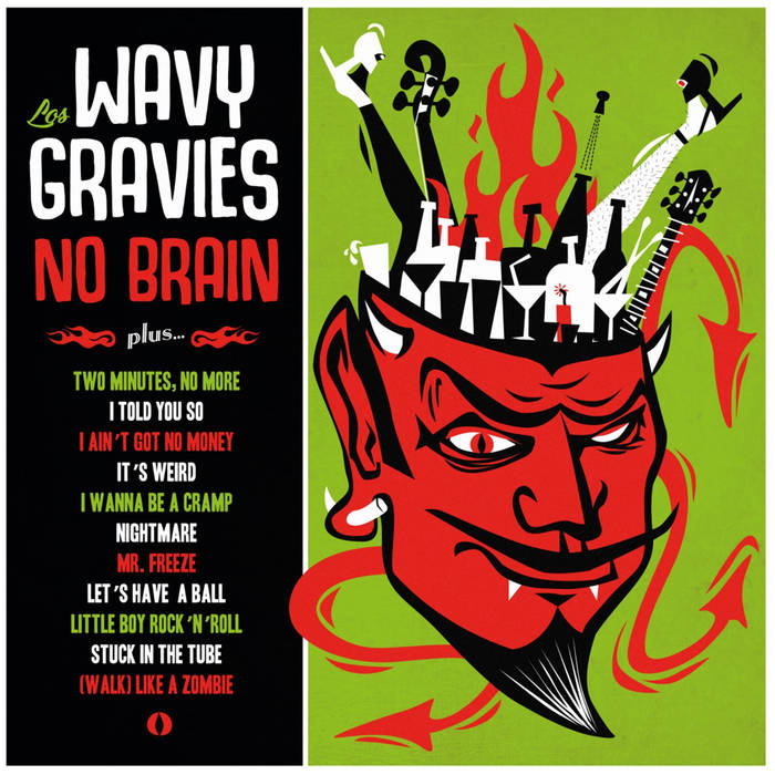 FSR160 Los Wavy Gravies - No brain (LP) | Los Wavy Gravies