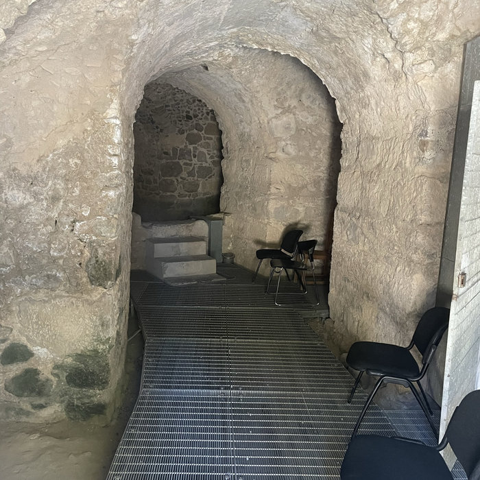 There Is A Pathway Through A Hole In The Swimming Pool Floor, by The Stasi.