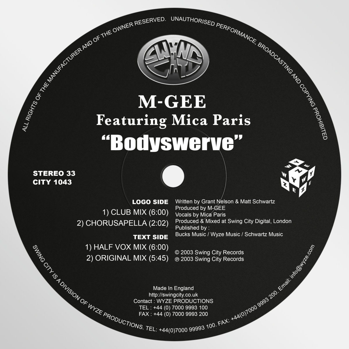 CRIMIE \"MUSIC SAVED MY LIFE\" Gジャン M B.G. - 