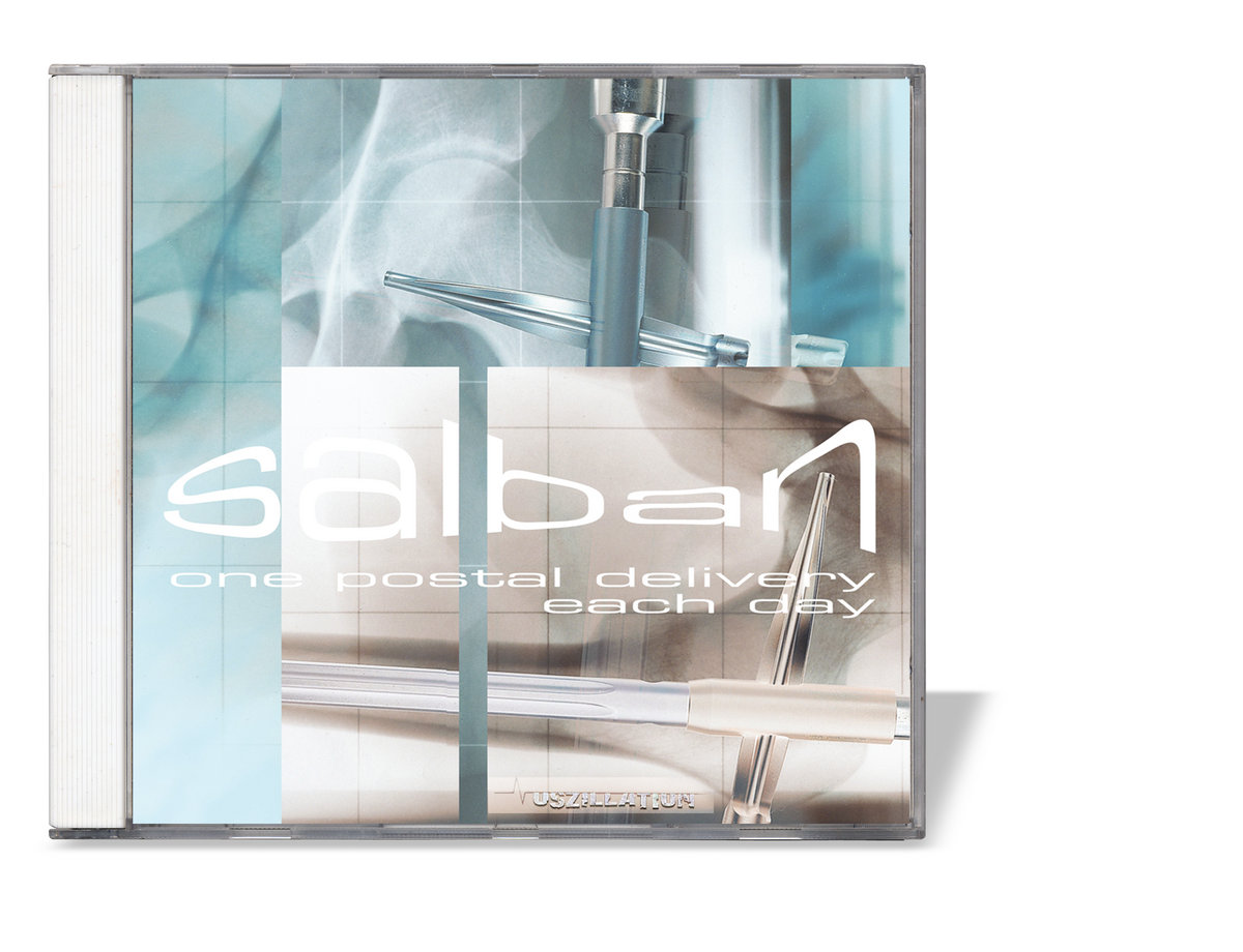 One Postal Delivery Each Day – album cover art by SAL BAN (Salban). Acid techno and underground electronic music, released May 2020 on Oszillation Records.
