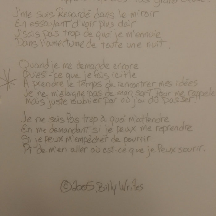 Oublier Le Passé Billy Writes