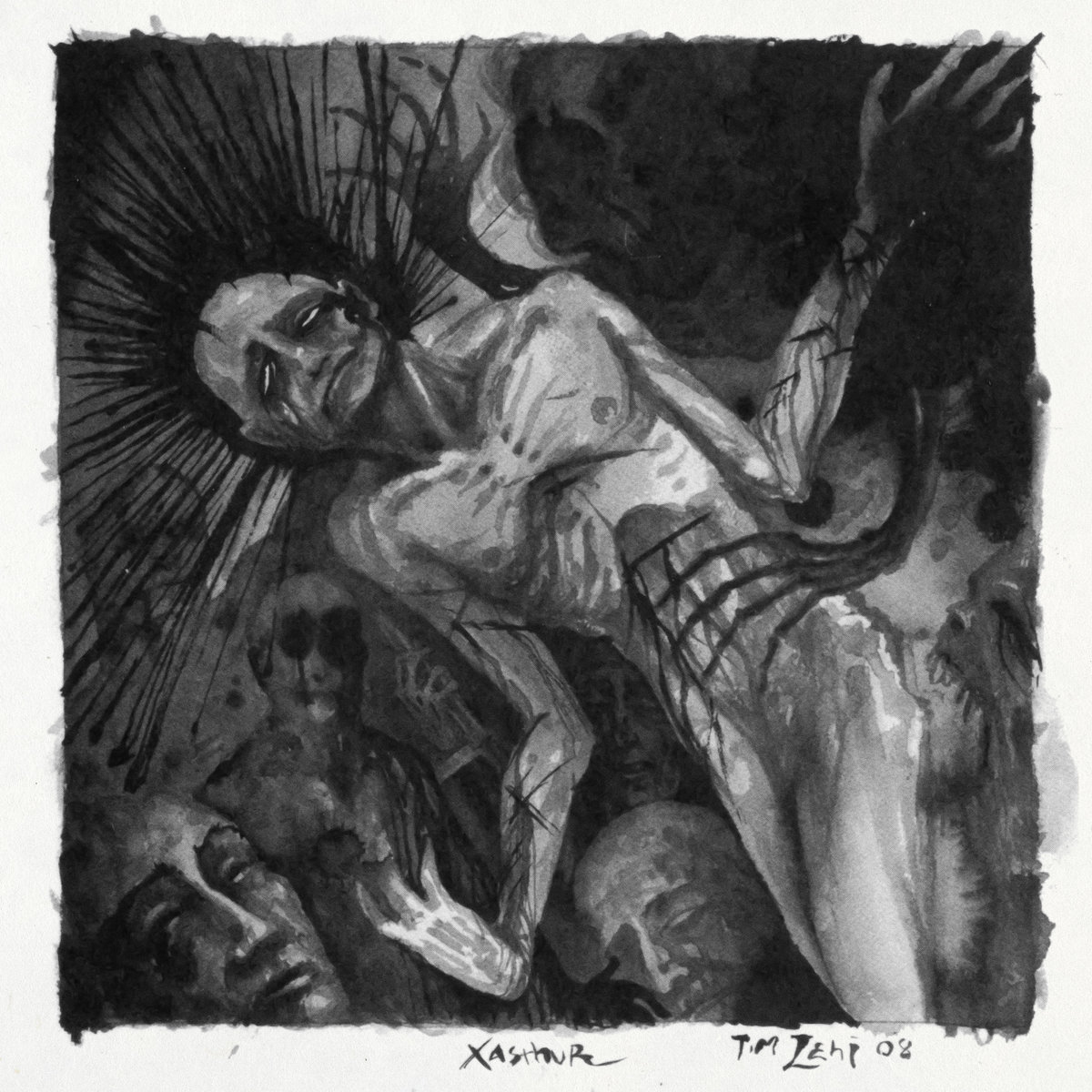 Xasthur All Reflections Drained LP ピクチャー All Reflections Drained | Xasthur
