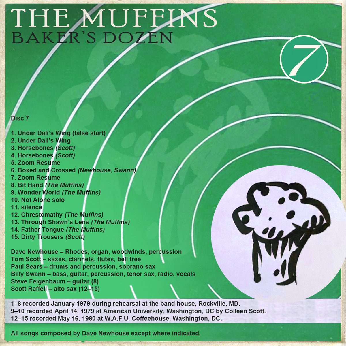 Baker's Dozen 7 [1979-1980] | The Muffins | Cuneiform Records