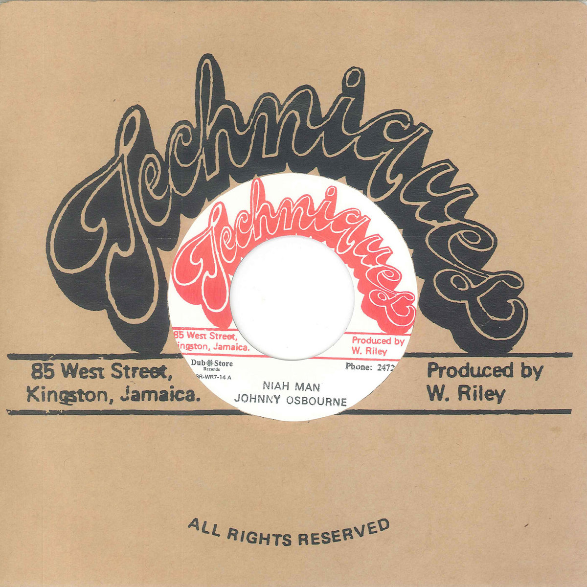 Johnny Osbourne - Niah Man / Alton Ellis - Soul Groover | Dub