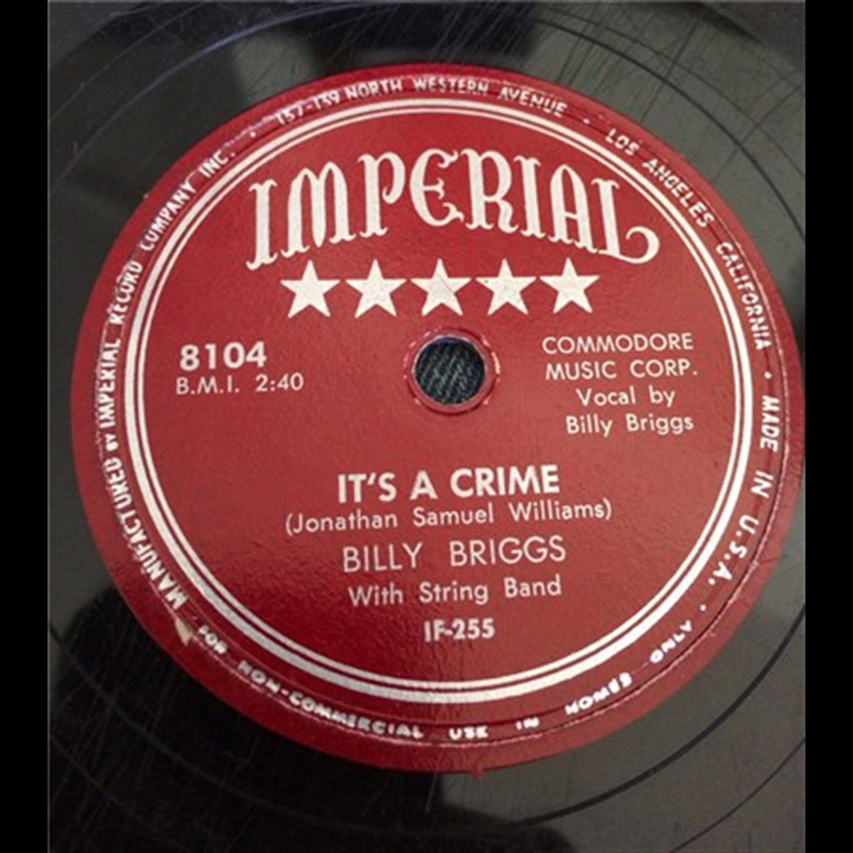 Chew Tobacco Rag Its A Crime | Billy Briggs