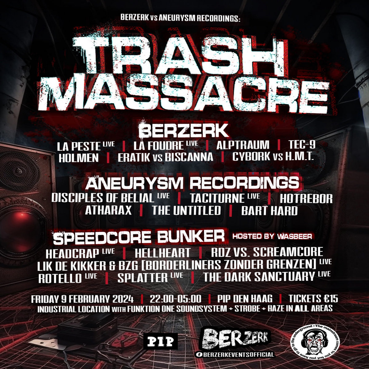 TRASH MASSACRE 09.02.24 | Aneurysm Recordings