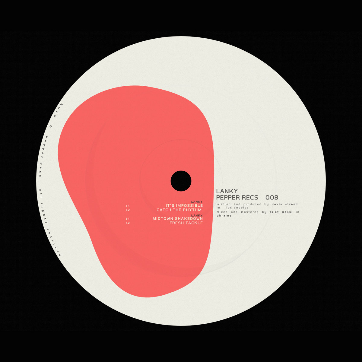 Lanky - Catch The Rhythm EP (PPR008) | Lanky | Pepper Recs