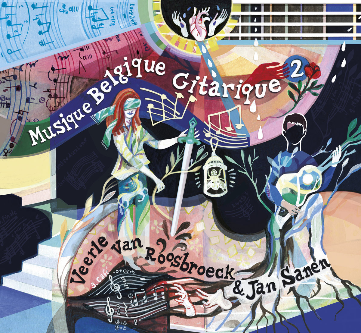 Musique Belgique Gitarique 2 | Jan Sanen \u0026 Veerle Van Roosbroeck | Jan Sanen, image size:1200x1105