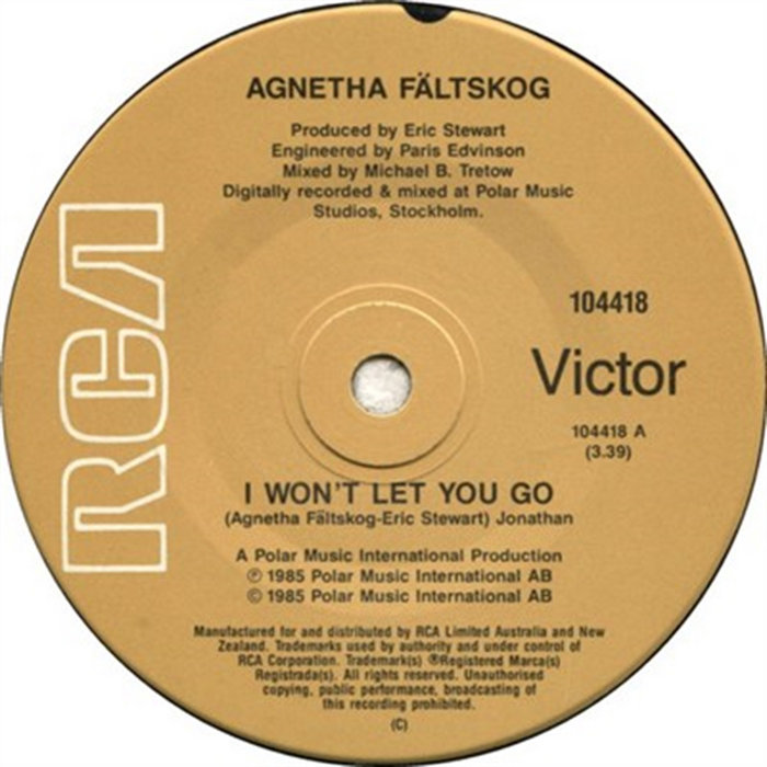 I Wont Let You Go | Agnetha Fältskog